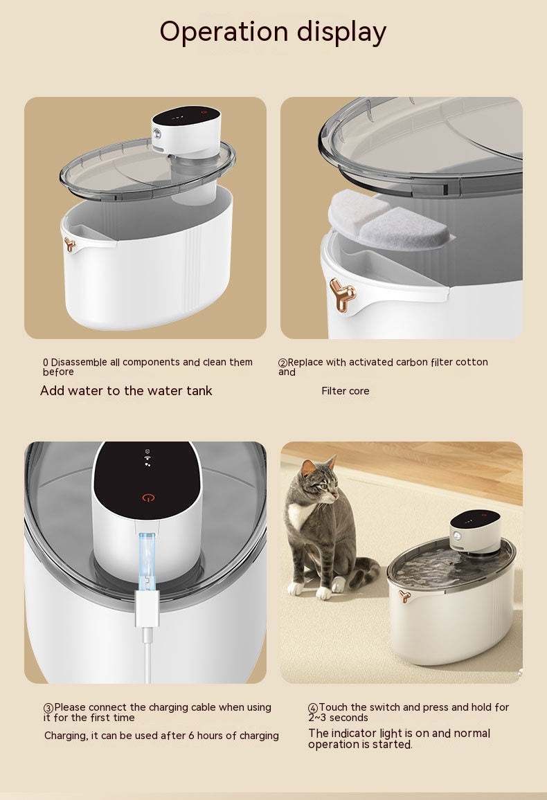 Cat Water Fountain